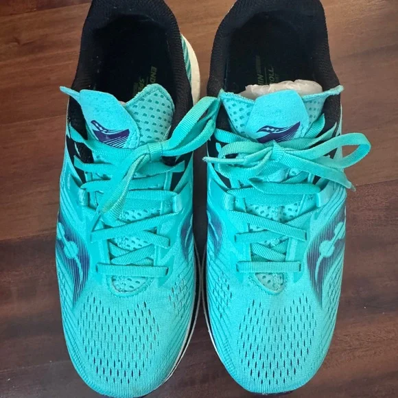 Saucony Women's Athletic Shoes - Teal and Black - Picture 5 of 5